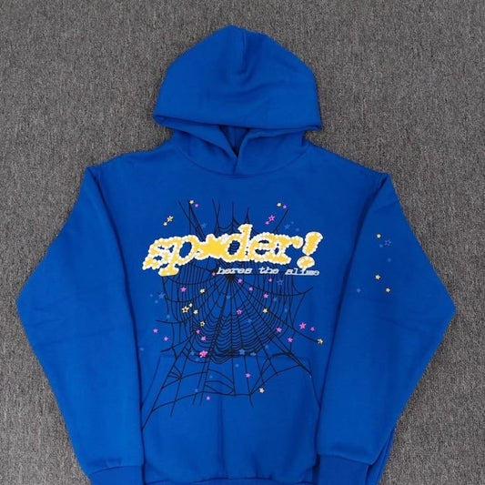 Deep blue Spider hoodie